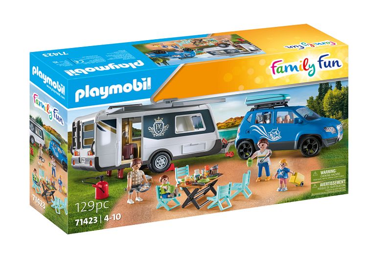 Wohnwagen mit Auto (71423) von PLAYMOBIL