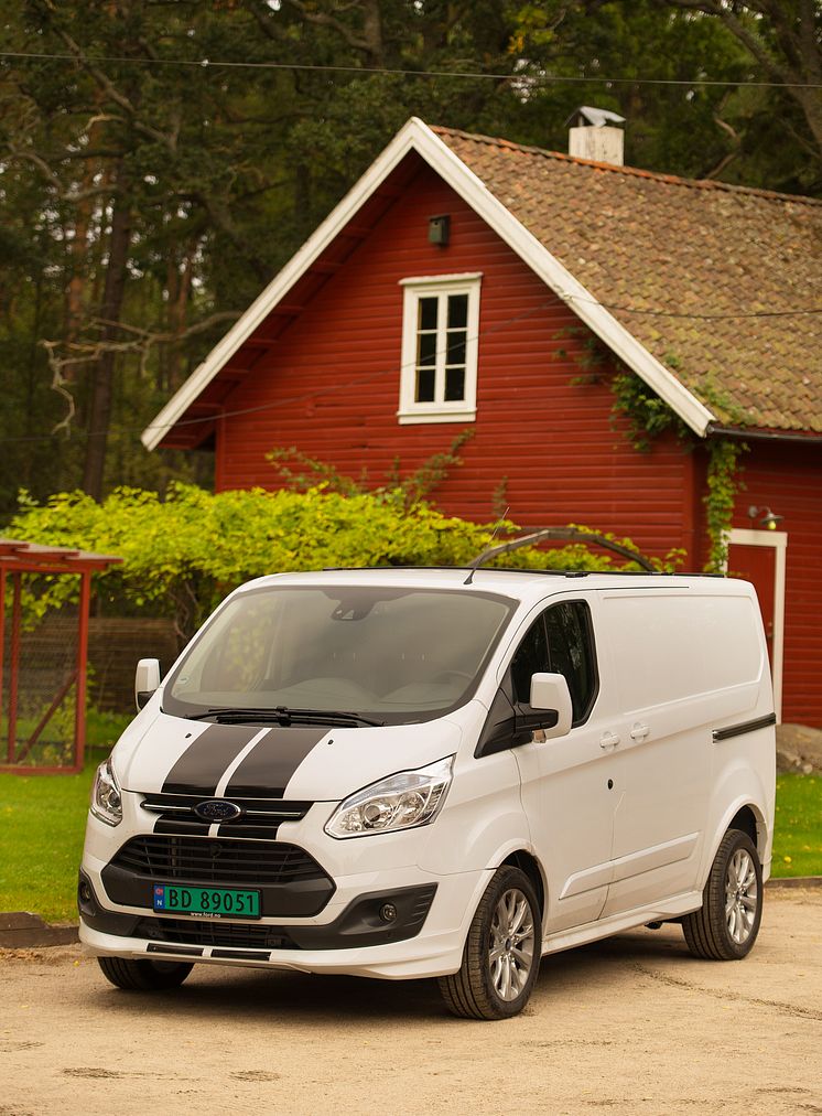Transit Custom Sport har allerede blitt en stor suksess i Norge