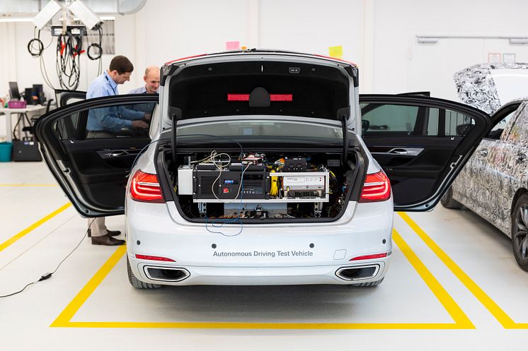 BMW Autonomous Driving Campus - testbil