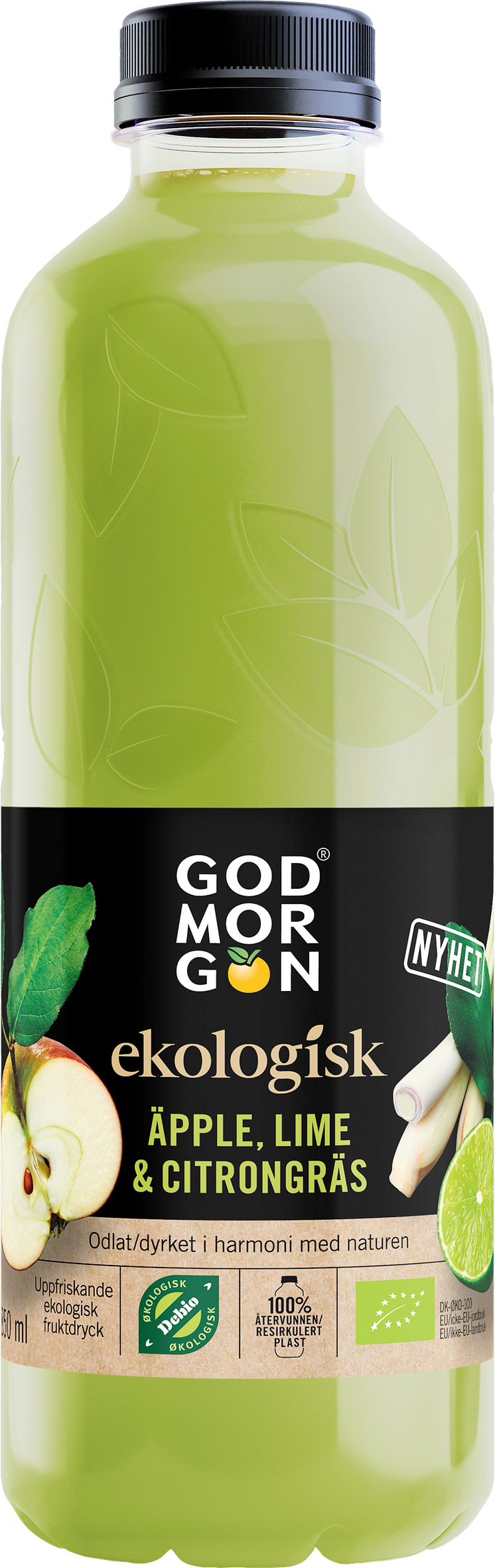 God Morgon® Ekologisk Äpple, Lime & Citrongräs 0,85L.png