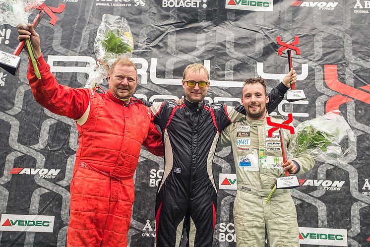 Patrik Ydrefalk, Thomas Öhman och Mikael Sandberg Supercar 2wd