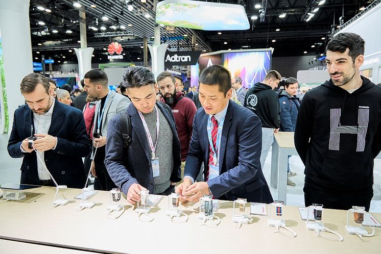 Huawei Wearables on display at MWC 2023