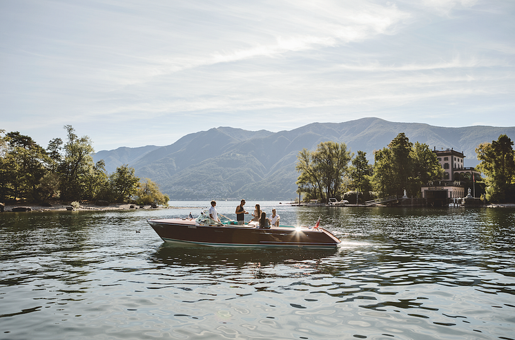 Anfahrt Brissago Inseln, Tessin 