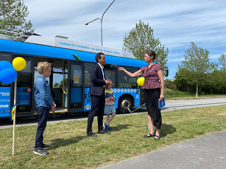 The next-generation Electric Road inaugurated in Lund by southern Swedish consortium – with Minister for Energy and Digital Development, Anders Ygeman