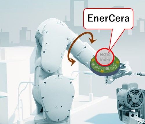 NGK_EnerCera used as a backup power supply