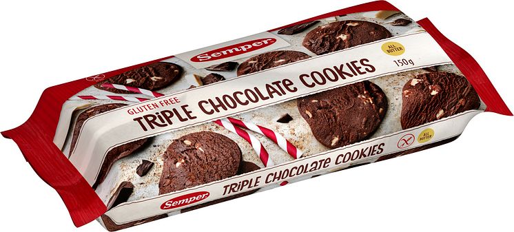 Triple Chocolate Cookies