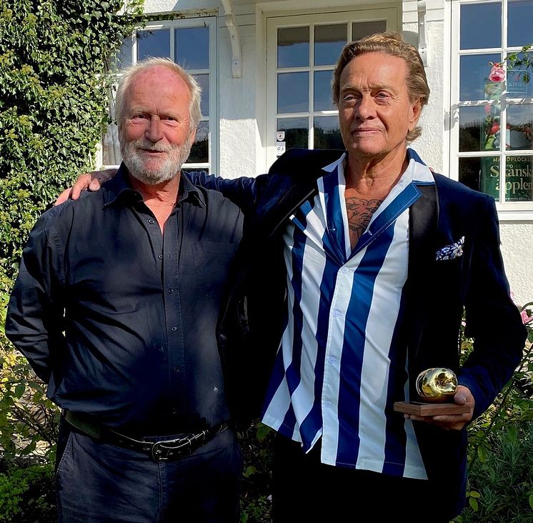 Guldäpplet 2021 - Uno Levinsson och Björn Ranelid