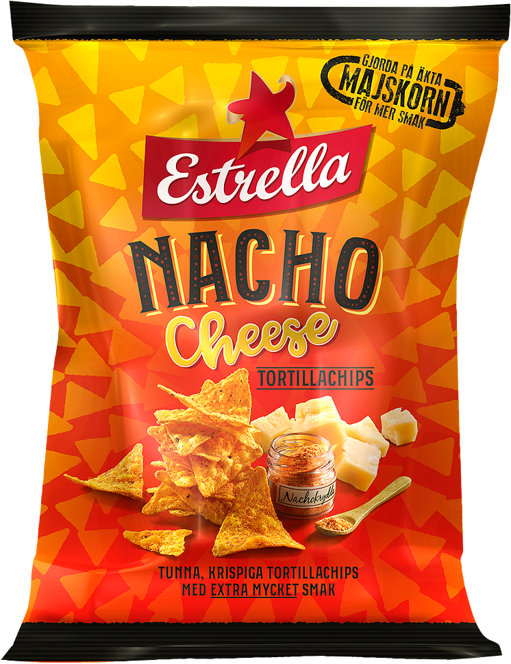 Frilagd Tortilla Nacho Cheese från Estrella