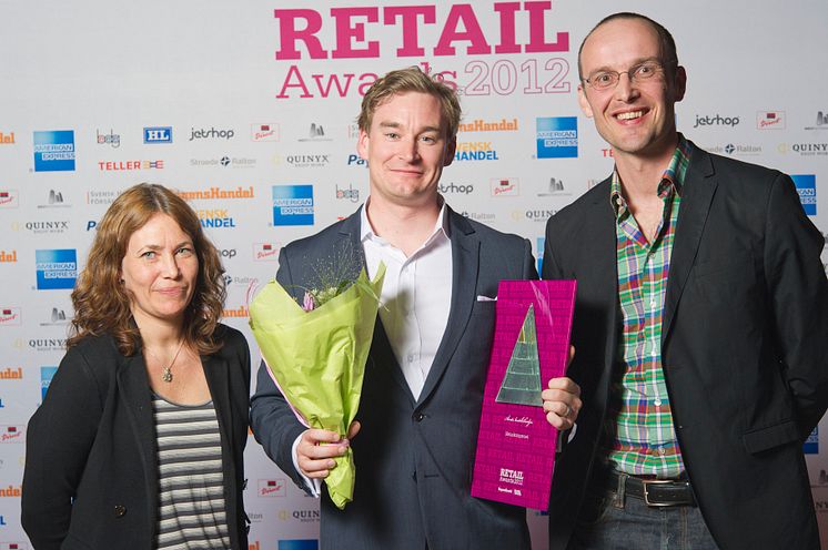Vinnare Årets butikskedja, Retail Awards 2012, Naturkompaniet