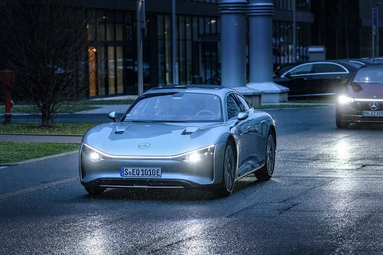 Mercedes-Benz VISION EQXX slog rekord i energieffektivitet