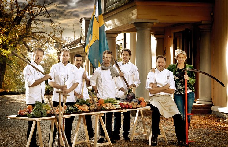 The chefs at "Kockarnas Krog"