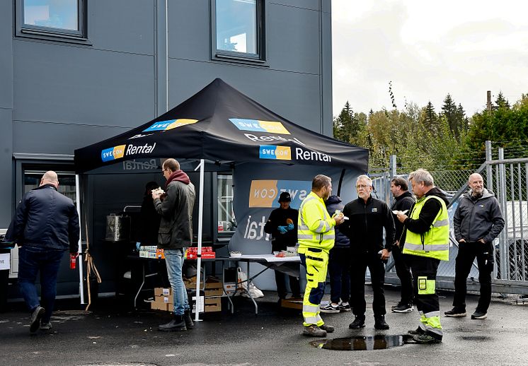 Invigning av Swecon Rentals nya lokaler