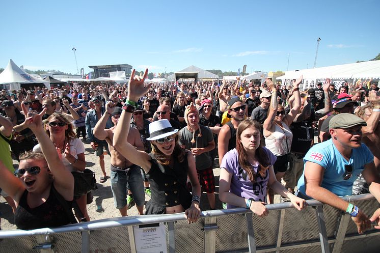 Festivalbild från Sweden Rock Festival