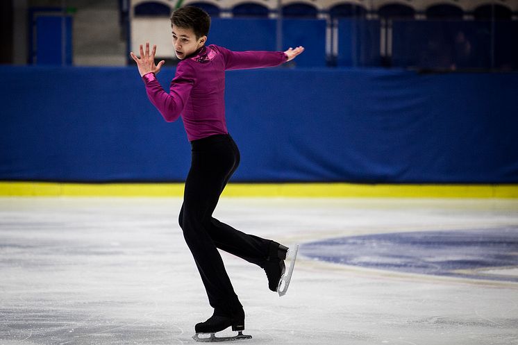 Illya Solomin, Solna Konståkning, guldmedaljör JSM i konståkning 2013