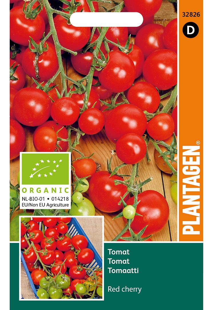 Frö Tomat Red cherry Ekologisk Plantagen