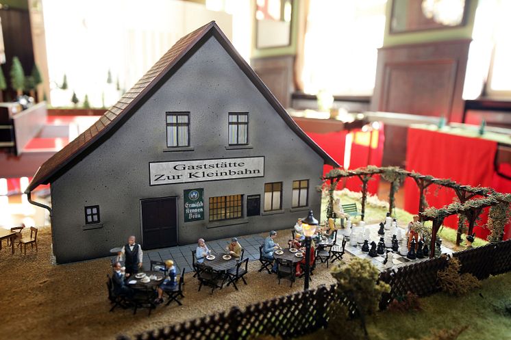 Miniaturwelt im Bahnhof