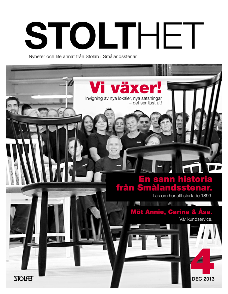Stolhet nr 4 - Ett magasin från Stolab Möbel i Smålandsstenar