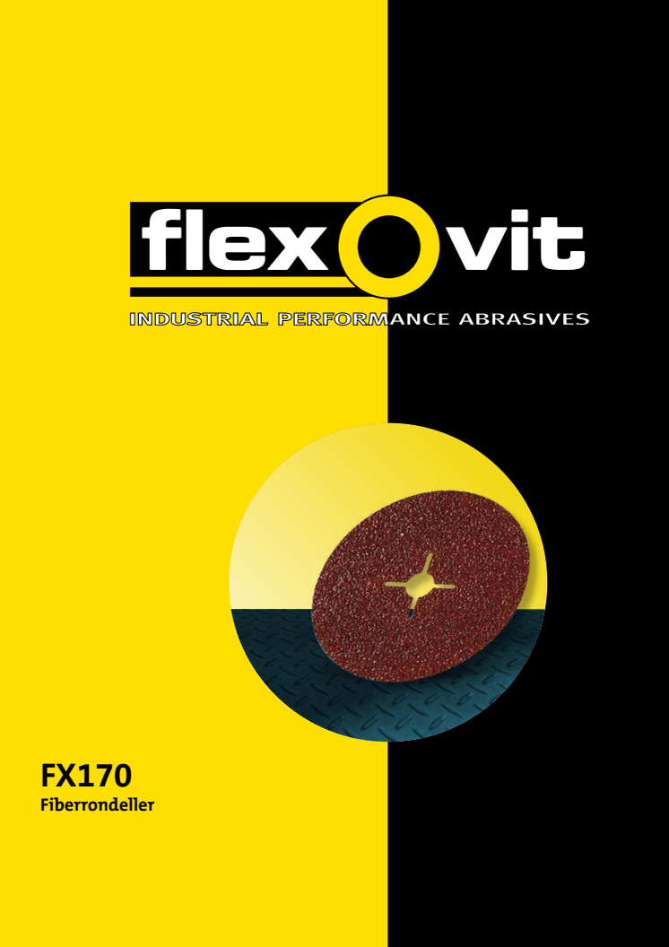 Broschyr Flexovit FX170 fiberrondeller