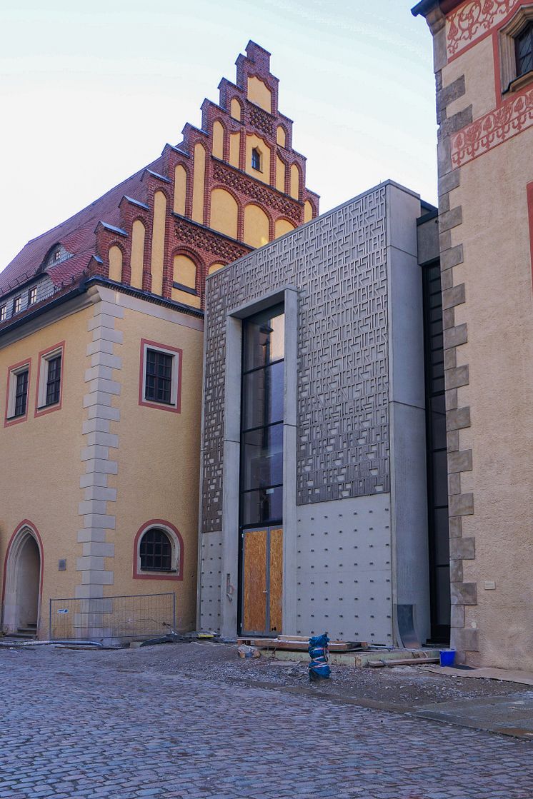 Stadt- und Bergbaumuseum Freiberg, Silberfassade