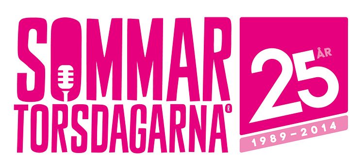 Sommartorsdagarna® 25 år, logotype