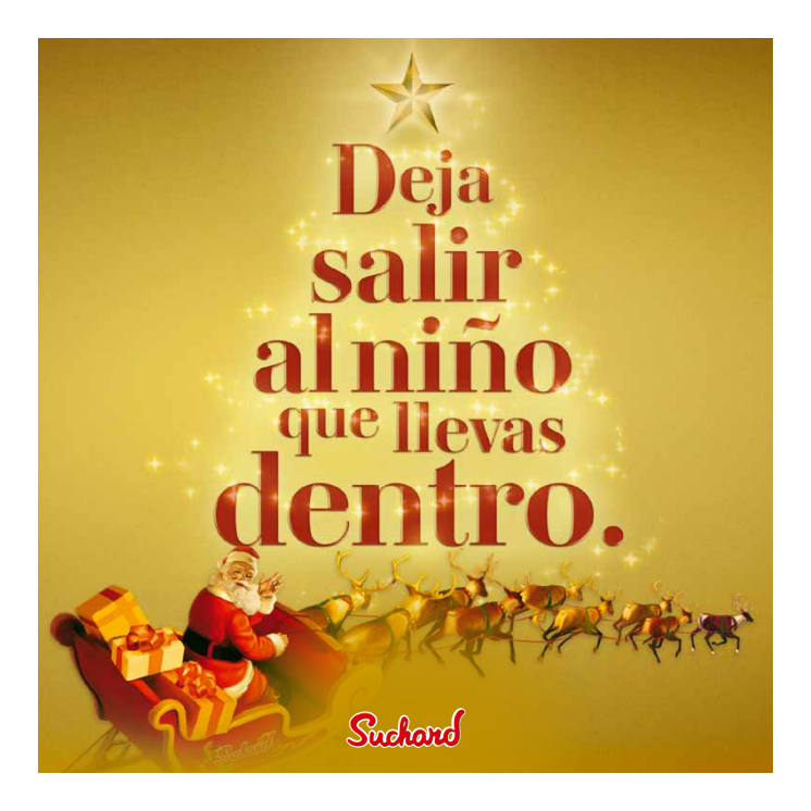 Esta Navidad, con Suchard,  “Deja salir al niño que llevas dentro”