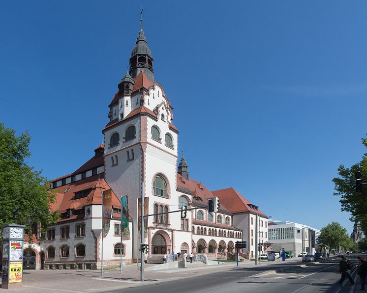 Kongresshalle am Zoo Leipzig Aussenansicht