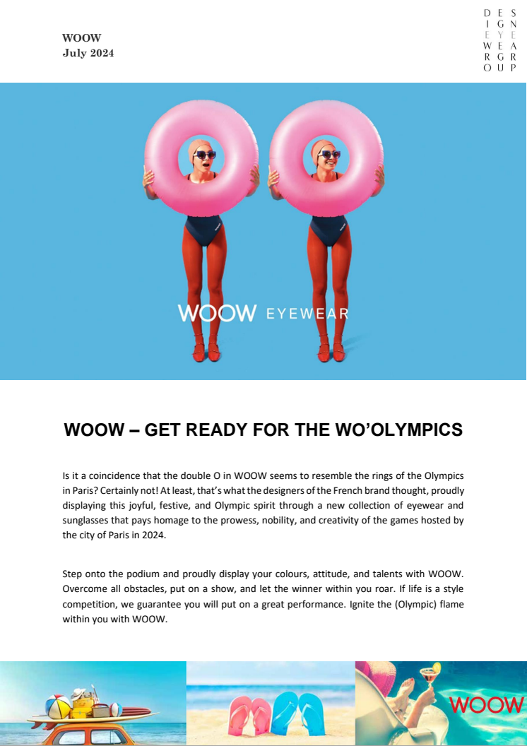 WOOW - GET READY FOR THE WO'OLYMPICS !