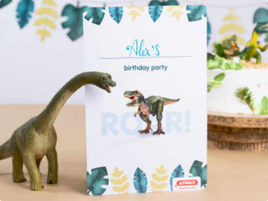 Kindergeburtstag_Dinosaurs_Willkommensschild