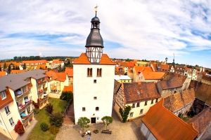 Blick auf die Stadt Groitzsch