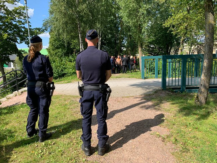 Poliser på Källebergsskolan hela veckan