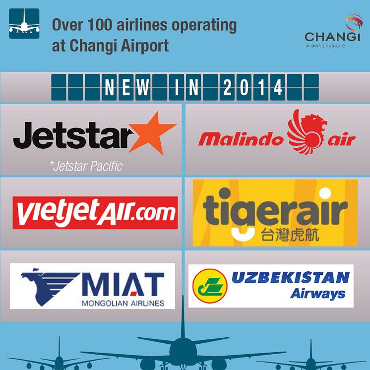 #Changi2014 - New Airlines