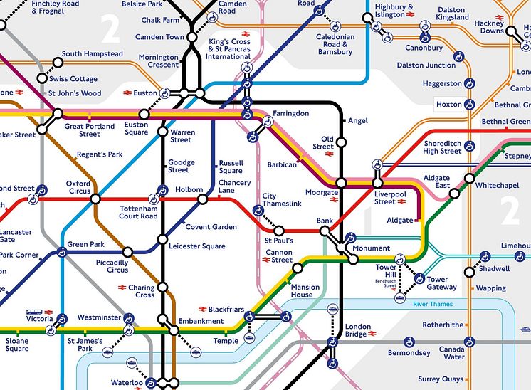 Thameslink is on the Tube map temporarily