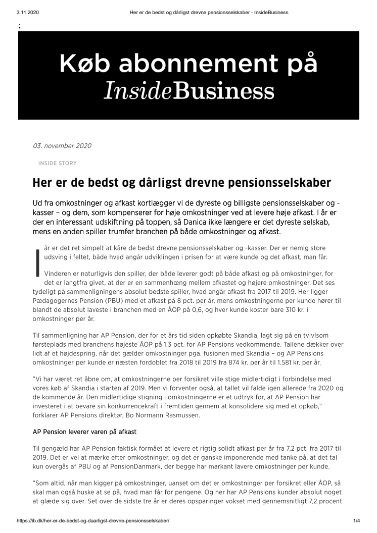 Artikel fra InsideBusiness