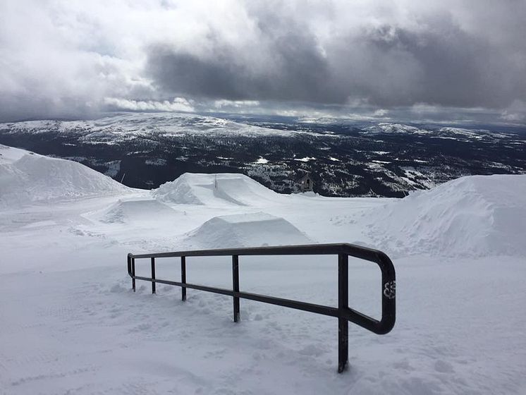 Byggnation freeride weeks Åre