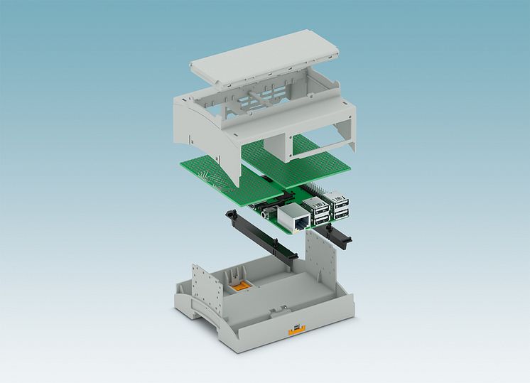 Housing solution for Raspberry Pi minicomputers