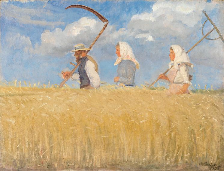 Anna Ancher, Høstarbeidere. 1905. Skagens Kunstmuseer