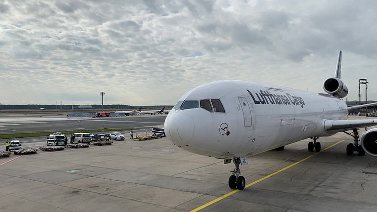 Farewell MD-11F last roll-in, Frankfurt, 17 October 2021