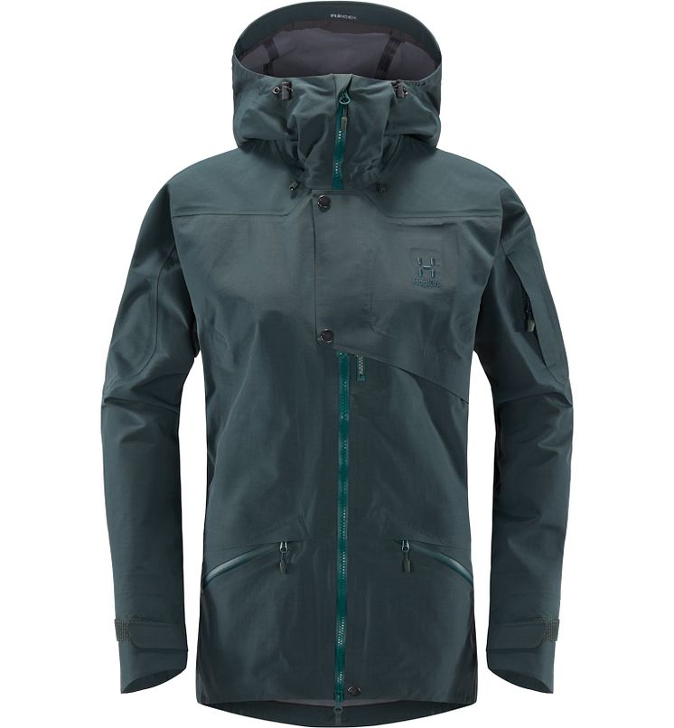 KHIONE 3L PROOF JACKET WOMEN_mineral