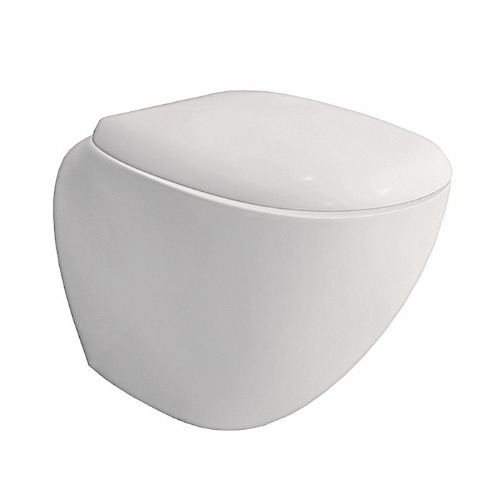 Pozzi Ginori Easy Rimfree -wc-istuin back-to-wall-malli, tuotekuva