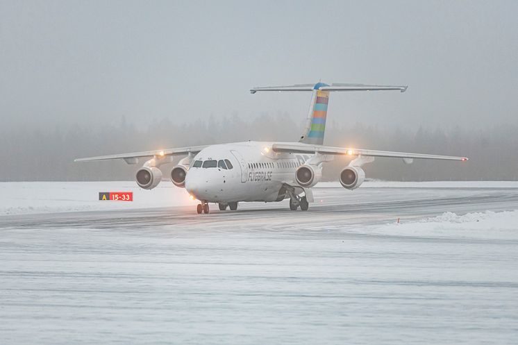 First landning at the new airport