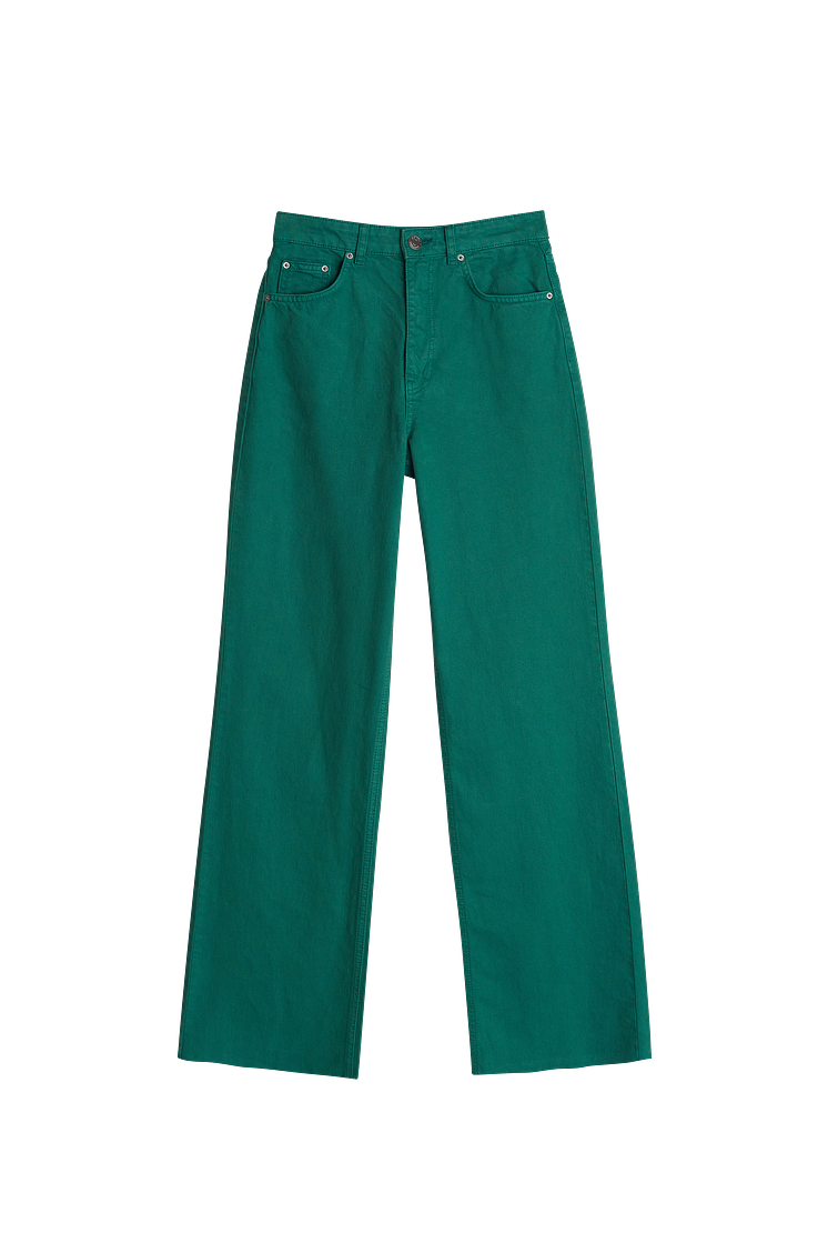 Idun straight jeans - Teal