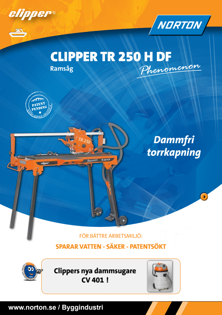 Broschyr Clipper TR 250 H DF - The Phenomenon