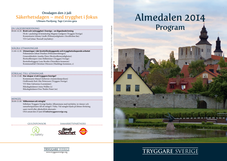 Program Almedalen 2014