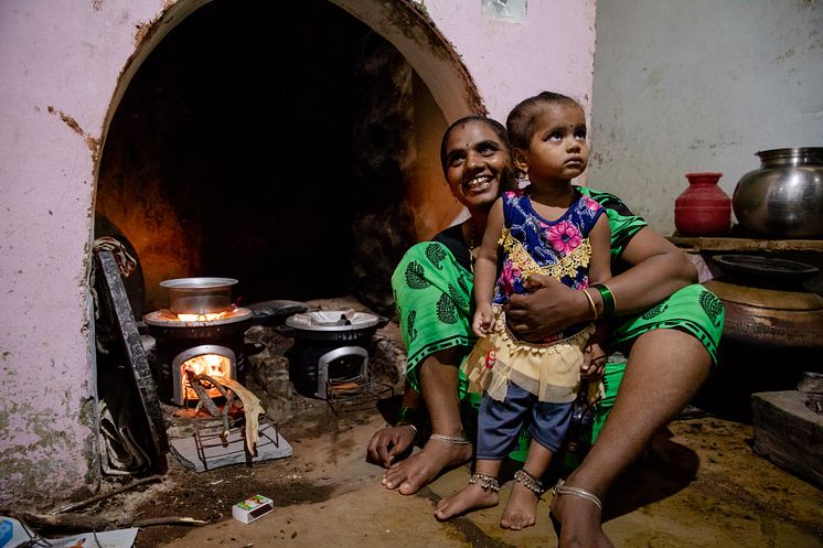 Chulika cookstoves, Raichur, Indien 