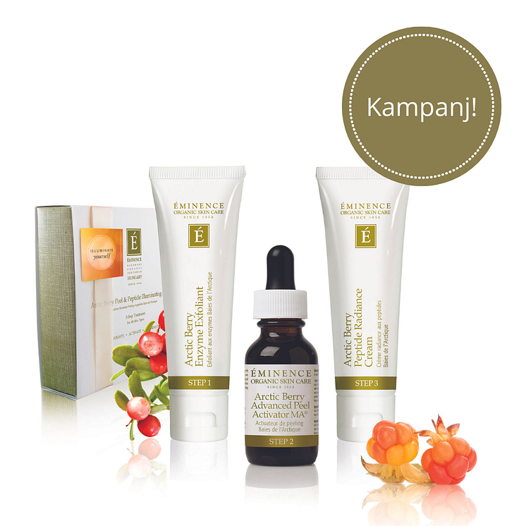 Éminence Arctic Berry Peel & Peptide Kit kampanj