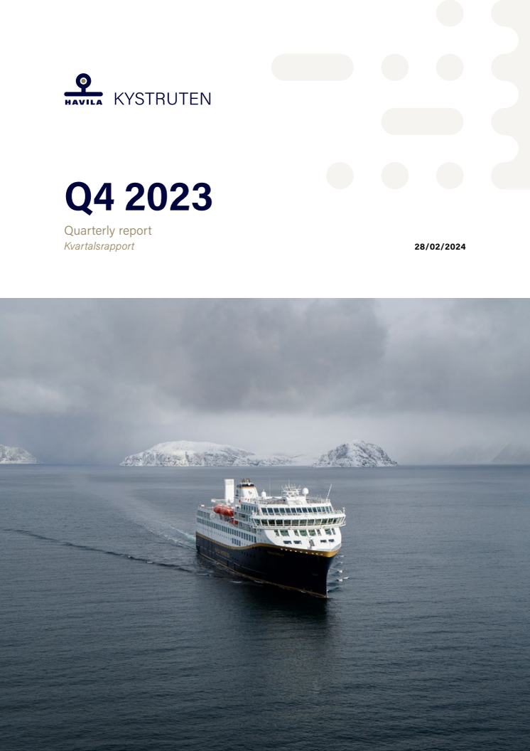 Quarterly results Q4 in 2023