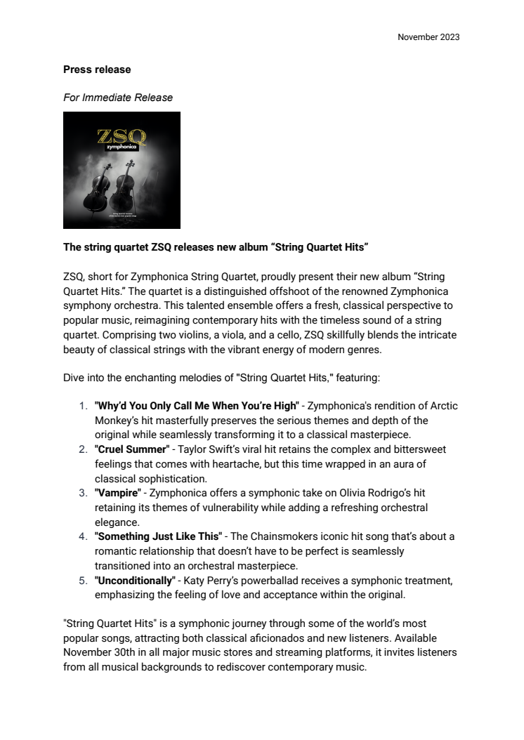 ZSQ _String Quartet Hits_ PM.pdf