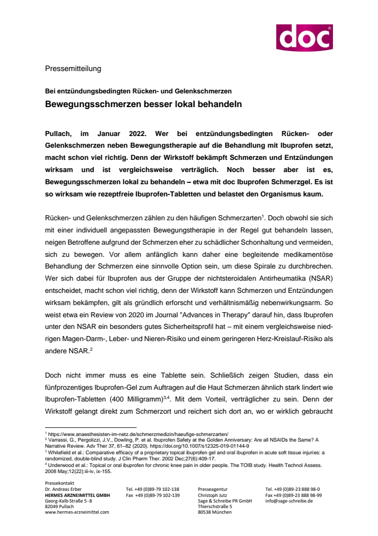 Pressemitteilung doc Ibuprofen Schmerzgel - Bewegungsschmerzen besser lokal behandeln.pdf