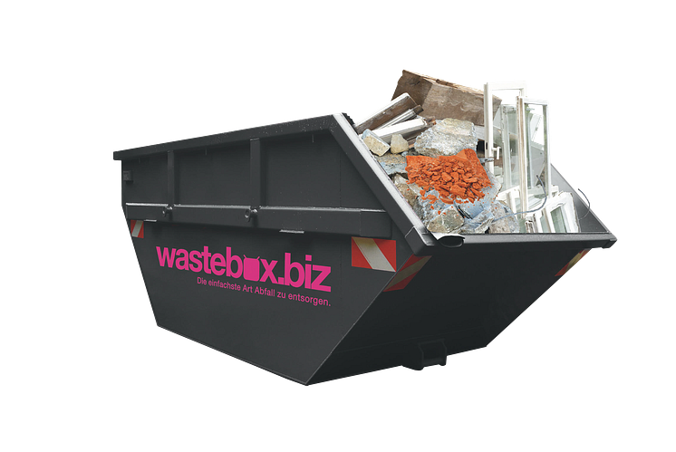 Wastebox Mulde freigestellt