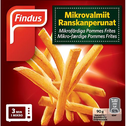 Findus Mikrovalmiit Ranskanperunat 2 x 90g